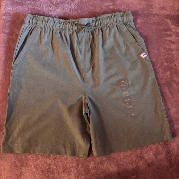 Tommy Bahama Other - Tommy Bahama Active Boys XL 14 Shorts Olive Green Heather Drawstring New
